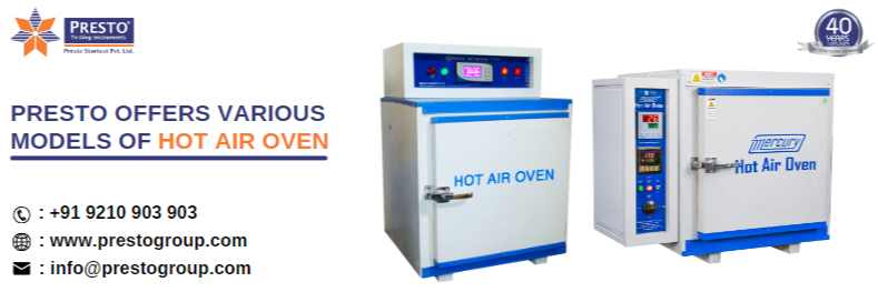Presto Offers Various Models of Hot Air Oven
